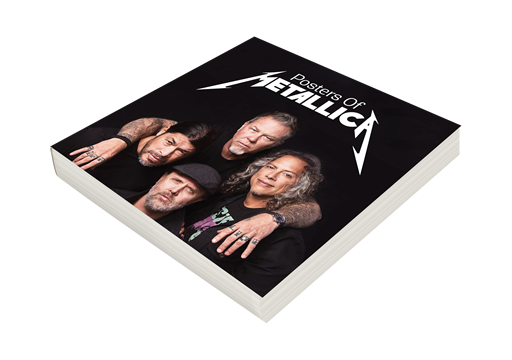a photo of posters of metallica Book Cover