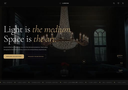 a photo of Lights Store WooCommerce website thumbnail